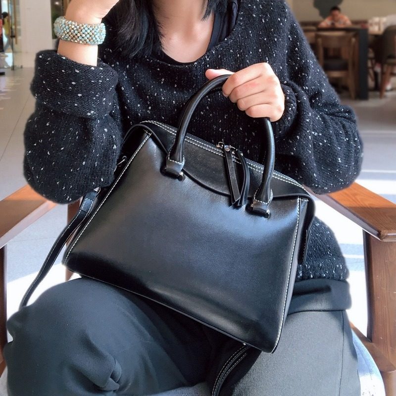 清货特价欧美潮流新款牛皮波士顿包 菲色如华女士包袋