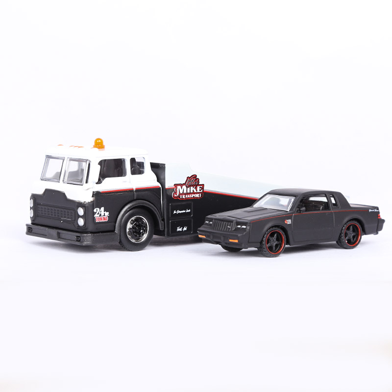 美驰图1:64运输车队拖车合金汽车模型收藏1987别克Buick T-Type - 图0