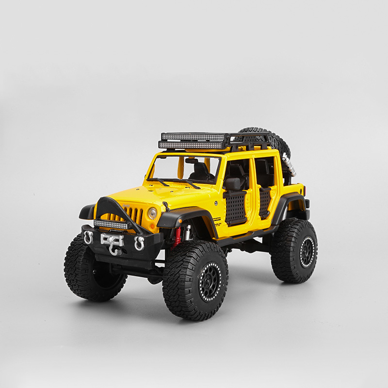 美驰图合金车仿真1:24汽车模型吉普jeep牧马人Wrangle Unlimited - 图0