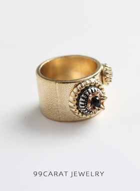 克拉欧美风闪钻夸张戒指时尚饰品