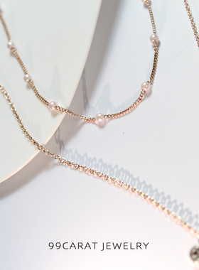 项链浅金色长款可单戴