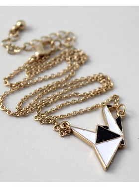 克拉欧美幸运千纸鹤项链时尚饰品