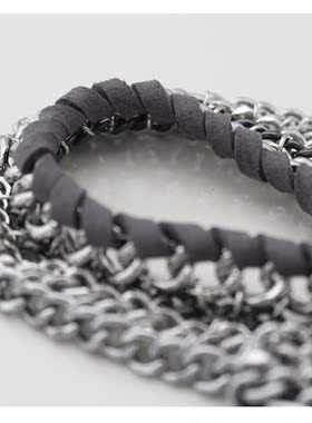 99克拉欧美民族风饰品灰色夸张