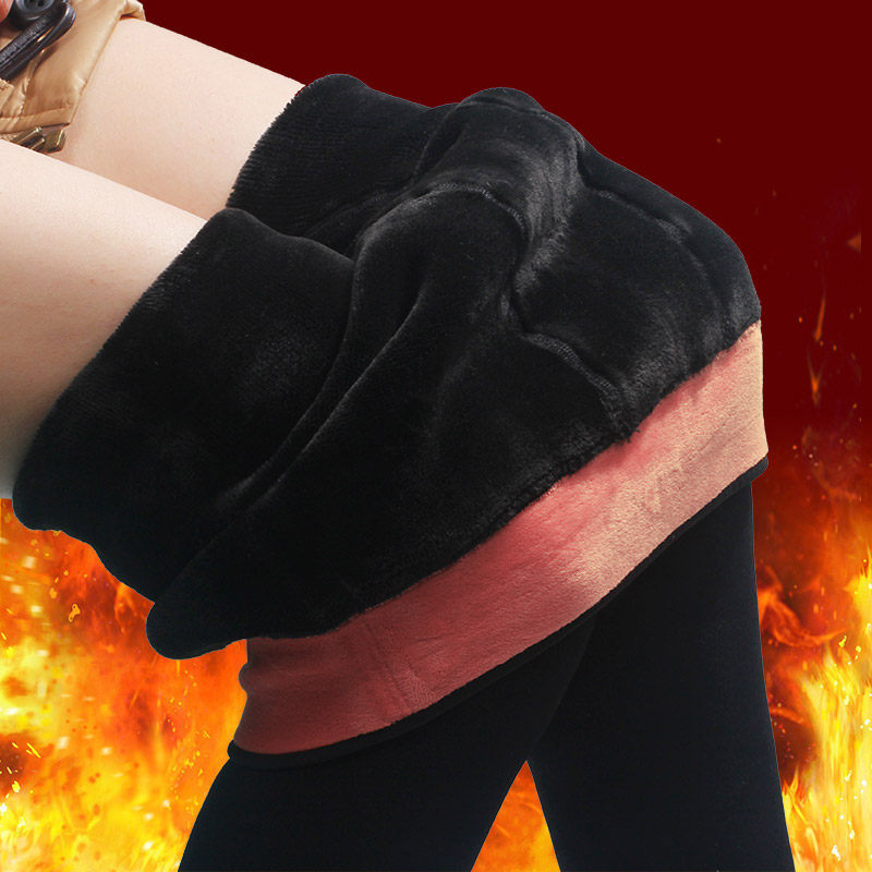 浪莎秋冬加绒一体黑冬裸感连裤袜 浪莎玉莎连裤袜/打底袜