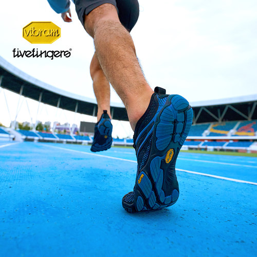 Vibram五指鞋男赤足健身马拉松训练跑姿 专业跑步鞋轻便耐磨VRUN - 图3