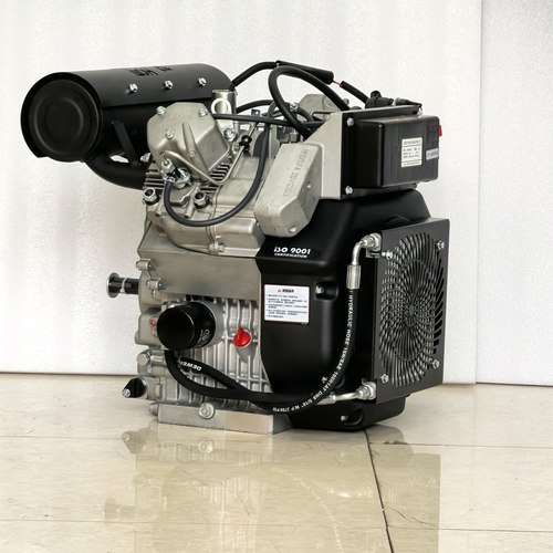 V型风冷双缸柴油发动机2v88/2V92/95FE16/19Kw马路切割机2v100 - 图2