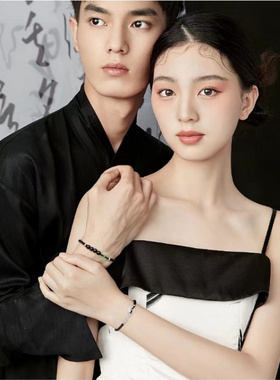 顺遂平安情侣手链平安扣手链手工