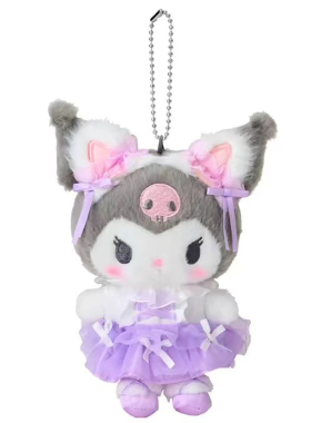 日本正版HelloKitty芭蕾猫咪公仔kt猫可爱毛绒玩偶钥匙扣书包挂件