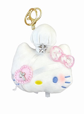 日本HelloKitty小猪毛绒钥匙扣玩偶情侣kt公仔呆萌百搭学生包挂件