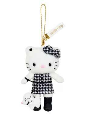 日本正版HelloKitty50周年和服长腿公仔KT猫钥匙扣包毛绒玩偶挂件