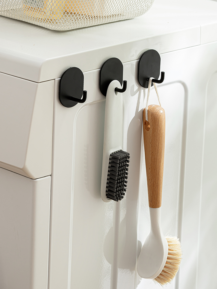 冰箱磁吸挂钩免打孔冰箱侧磁铁入户门壁挂式强磁无痕粘钩强力承重 - 图3