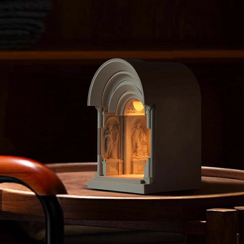 复古香薰蜡烛融蜡灯套装家用卧室小夜灯男女生日礼物香薰灯融烛灯 - 图0