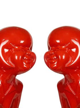 迎宾商场会所树脂玻璃人物雕塑