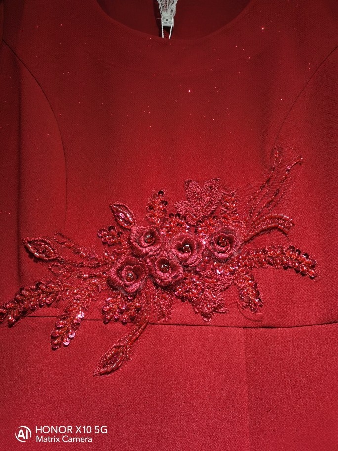 高端喜婆婆婚宴礼服时尚洋气2023新款妈妈秋装结婚假两件连衣裙