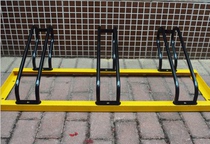 Corrosion resistant rust resistant carbon vegetarian steel high temperature baking paint clamping type bike c parking frame parking card