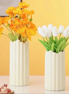 感创意不规则陶瓷花瓶客厅插花家居餐桌摆件电视柜装饰花器