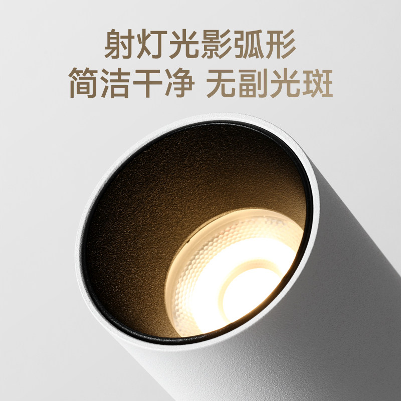 麦丹妮客厅背景墙防眩明装斗胆灯照画全光谱轨道射灯三线滑轨护眼,淘宝优惠券,粉丝福利购,淘宝优惠卷