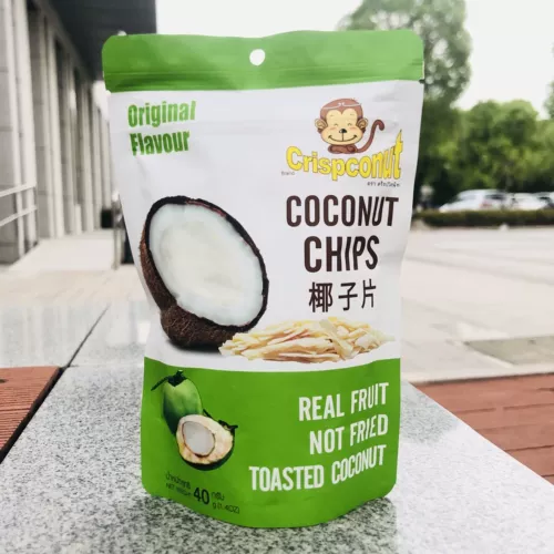 Таиланд импортированные кокосовые чипсы Crispconut
