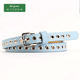 Korean versatile denim belt without injection