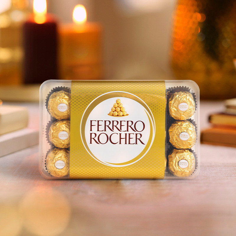 费列罗官方旗舰店榛果威化巧克力制品30粒礼盒休闲零食送礼伴手礼,淘宝优惠券,粉丝福利购,淘宝优惠卷