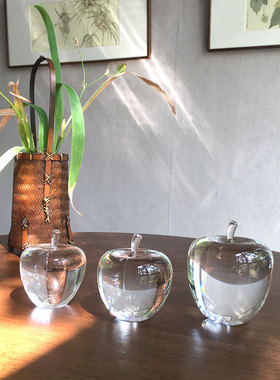 水晶苹果特大号高档礼物