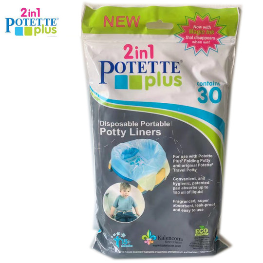 potetteplus儿童马桶清洁袋尿袋一次应急尿通用移动马桶专用垃圾