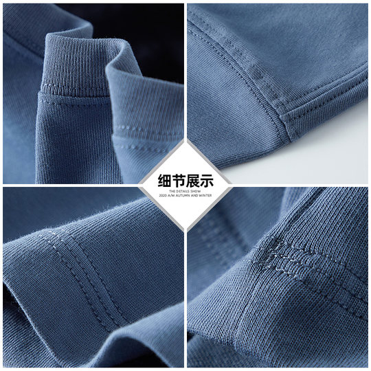 TEEK2025秋冬季纯棉长袖t恤男潮牌打底衫 卡通印花韩版新款上衣服