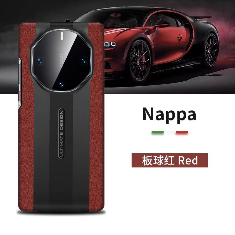 适用于华为保时捷mate60RS手机壳50rs纳帕真皮新款华为mate40rs典藏60rs非凡大师保护套男款全包防摔商务高档