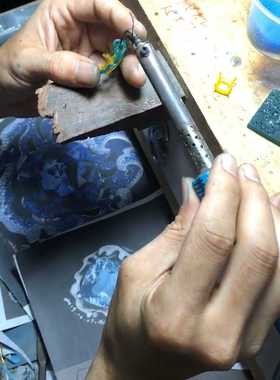 珠宝首饰定做维修加工18 k金玫瑰金银铜都可以修焊接补钻电镀翻新