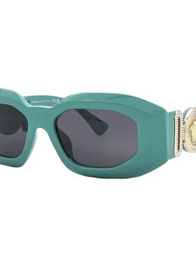 代购Versace范思哲男士太阳镜防紫外线灰黑色镜片非偏光