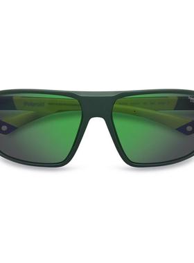 代购Polaroid/宝丽来男款太阳眼镜墨绿镜架绿光偏光高对比度
