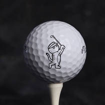 MALBON Golf Professional Tour Level Triple Ball Polyurethane Creative Design Little White Ball