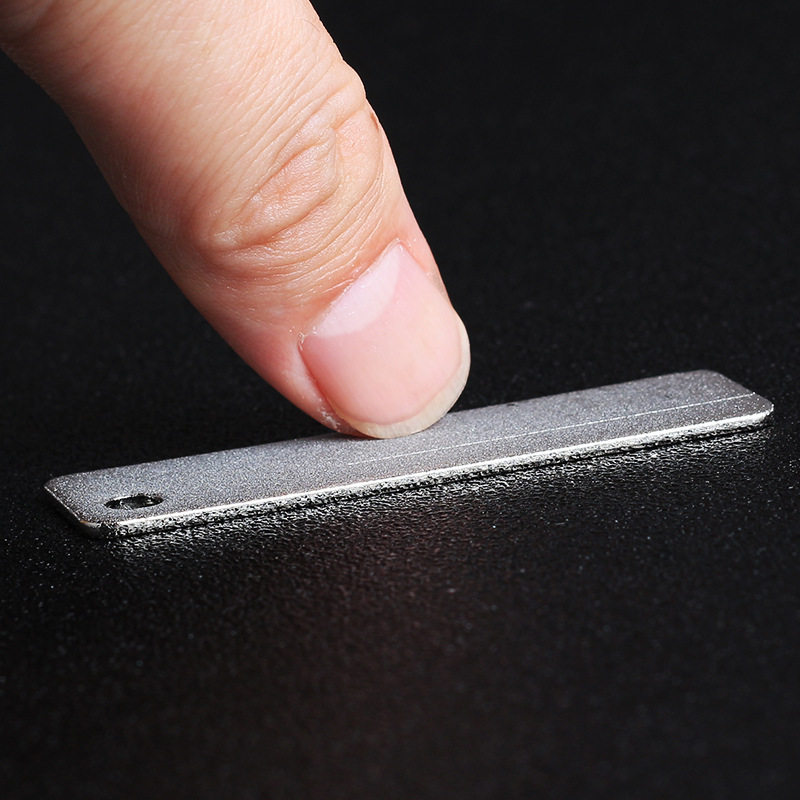 超硬金刚石磨刀石 户外迷你磨刀器 EDC野营装备 小磨刀片 鱼钩锉,淘宝优惠券,粉丝福利购,淘宝优惠卷