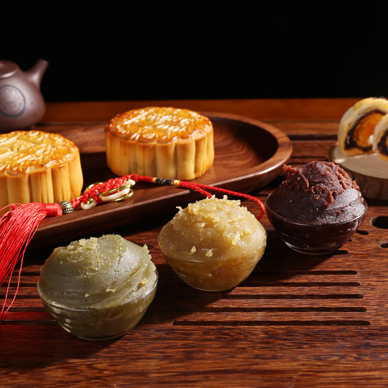 广州酒家豆沙莲蓉原料5kg月饼馅料 可可西厨食品其他烘焙半成品