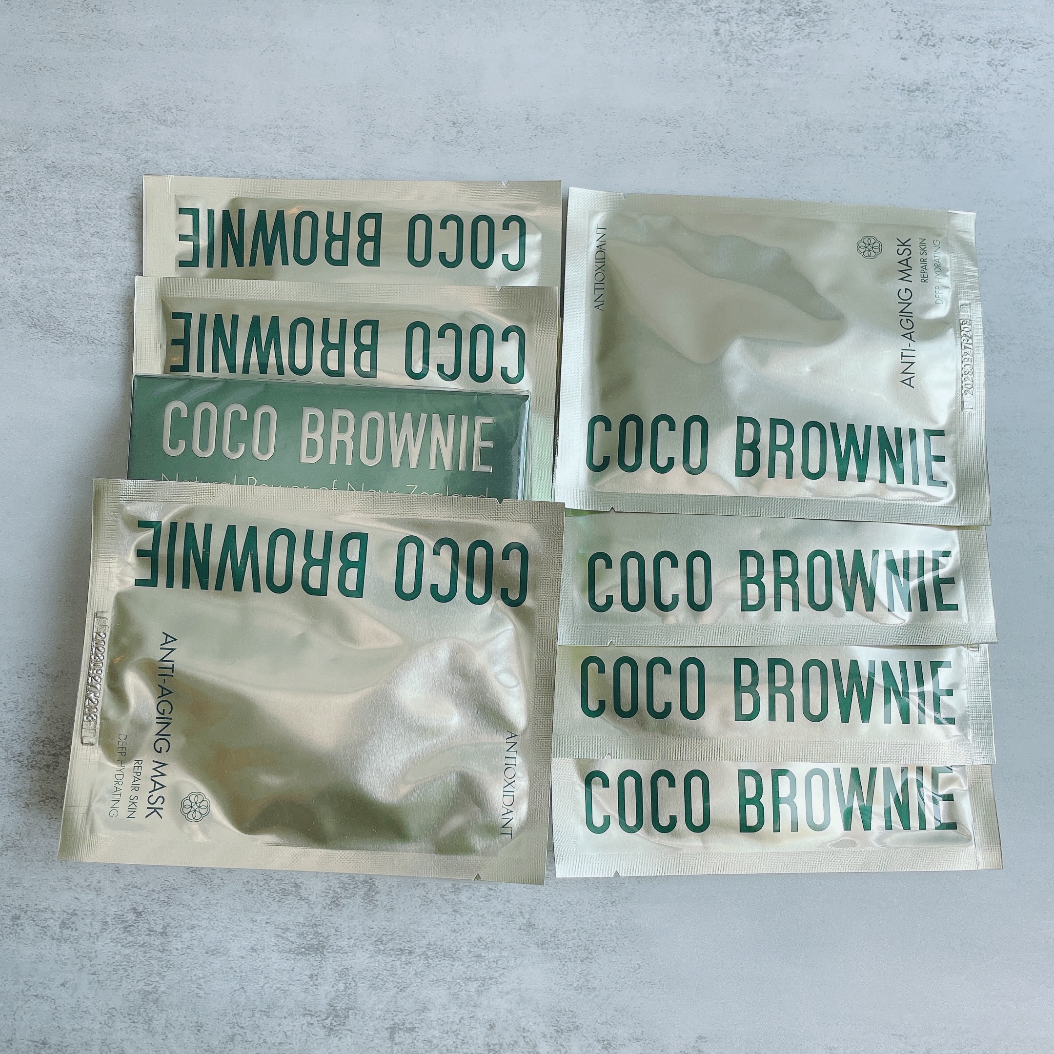 Coco Brownie可莱尼虾青素面膜蓝藻精粹补水面膜保湿补水贴片式 - 图1