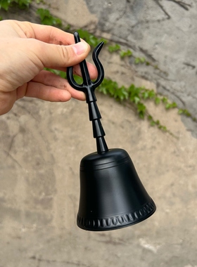 道用品三清铃  道士风水用品法事用品道铃铜合金 高19cm直径8cm