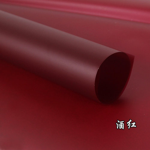磨砂纯色雾面纸鲜花束包装纸雾光纸防水花束包装纸包花纸20张包邮 - 图2