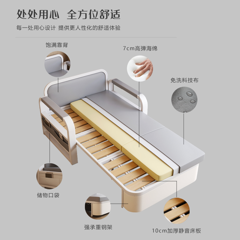 沙发床一体两用可折叠客厅小户型单双人卧室出租屋懒人折叠床阳台