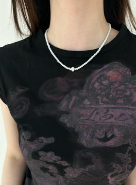 冷淡风珠串韩系ins项链