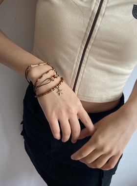 男女同款波西米亚风民族手链套组