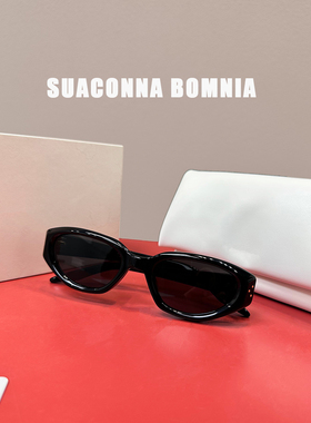 高定~2026年春季时尚配饰潮流墨镜太阳眼镜黑色金属边框装饰镜