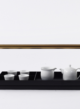 新中式风金属托盘茶几收纳装饰品