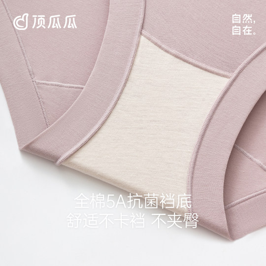 Top Guagua Women's Cotton Antibacterial Cotton Underwear