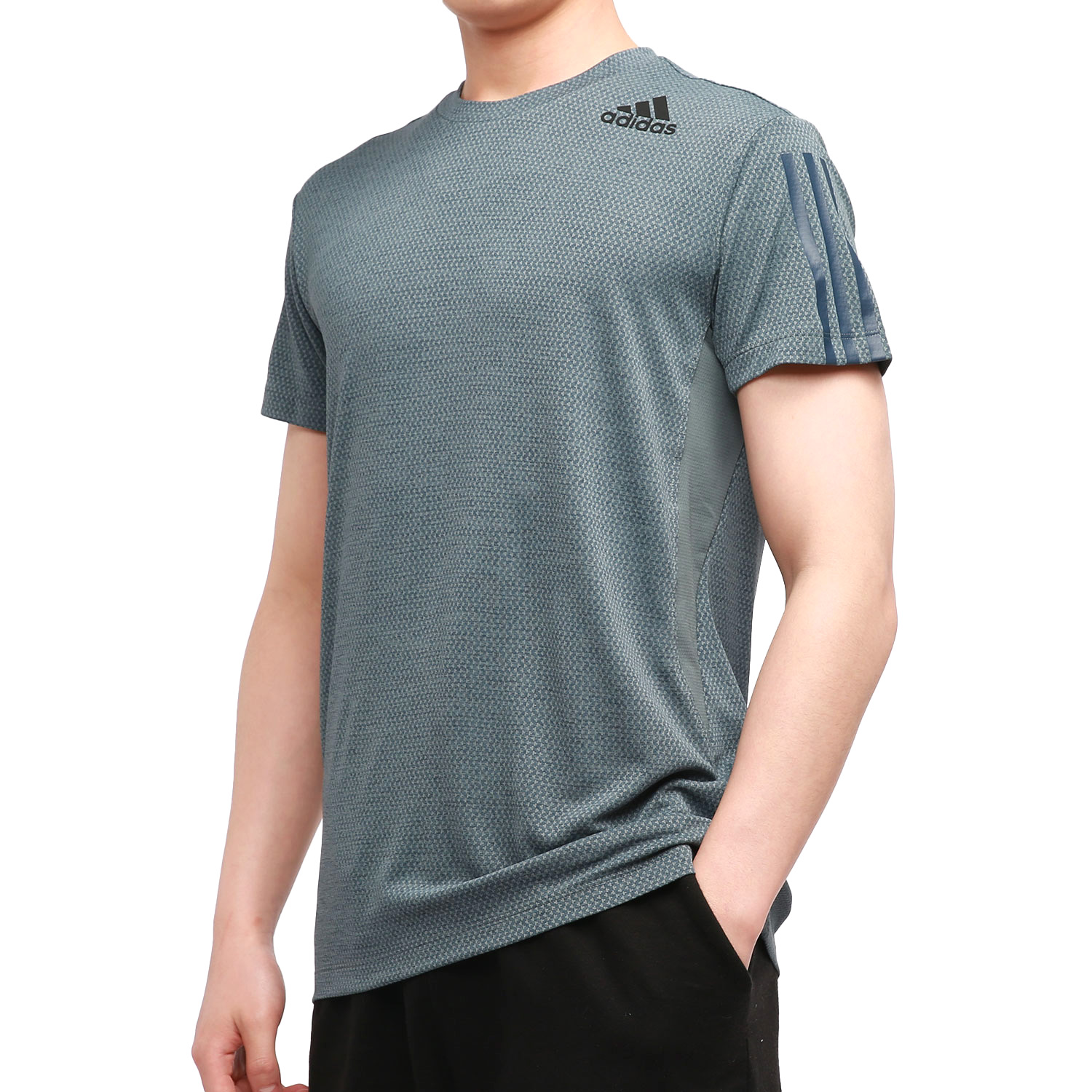 Adidas/阿迪达斯正品H.RDY 3S TEE 男子透气干爽短袖T恤 GP7659 - 图3