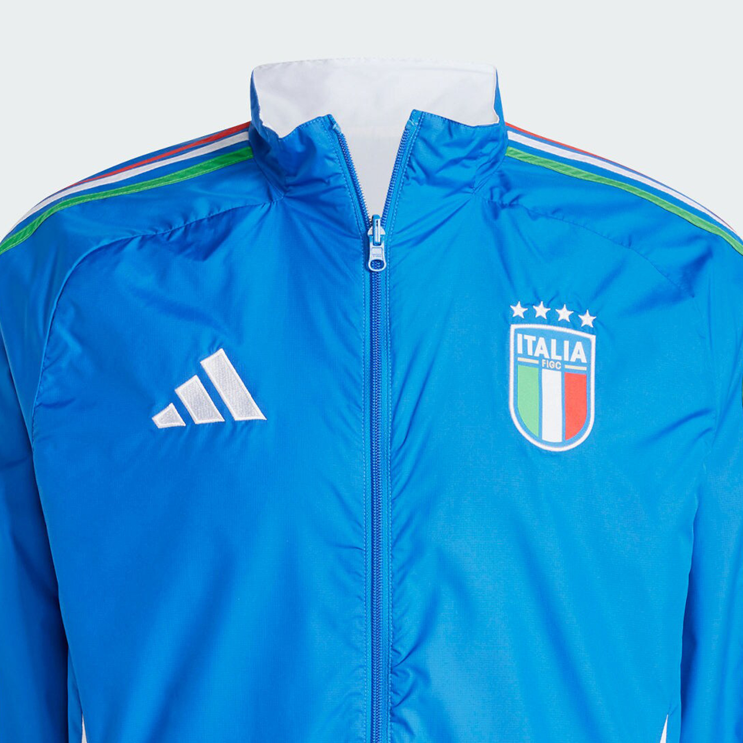 Adidas/阿迪达斯正品意大利队足球男士双面穿运动外套IX0418 - 图1