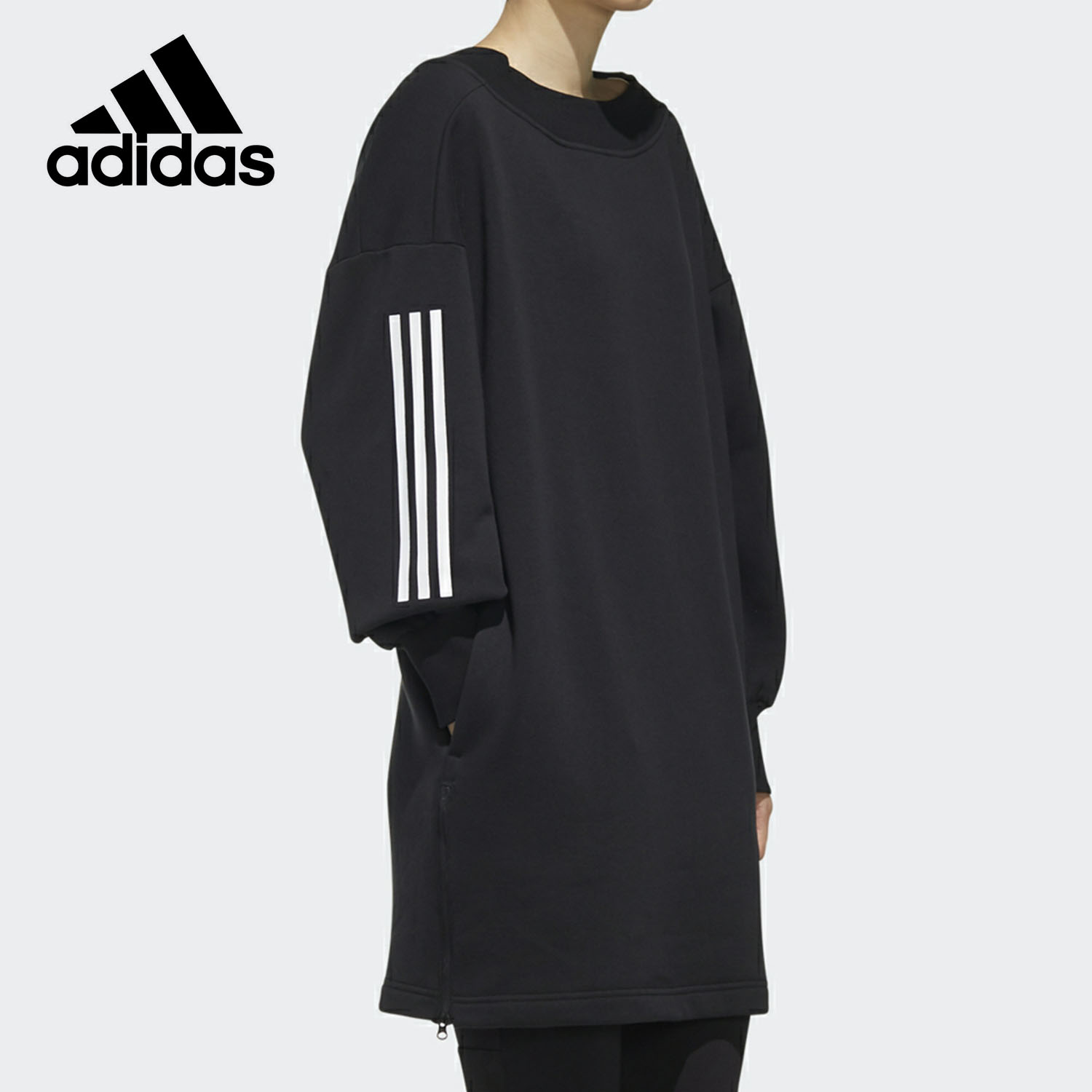 Adidas/阿迪达斯正品W ID TUNIC女子休闲运动卫衣套头衫 ED1413-图0