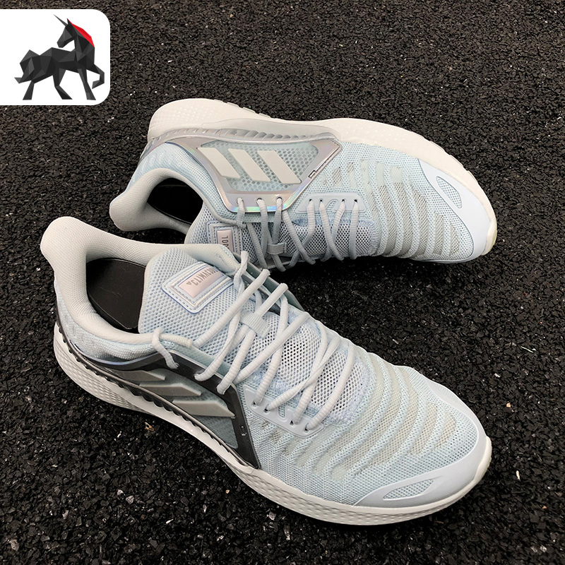 Adidas阿迪达斯正品男女清风透气运动跑步鞋EF2013 EH2965 FW3006 - 图0