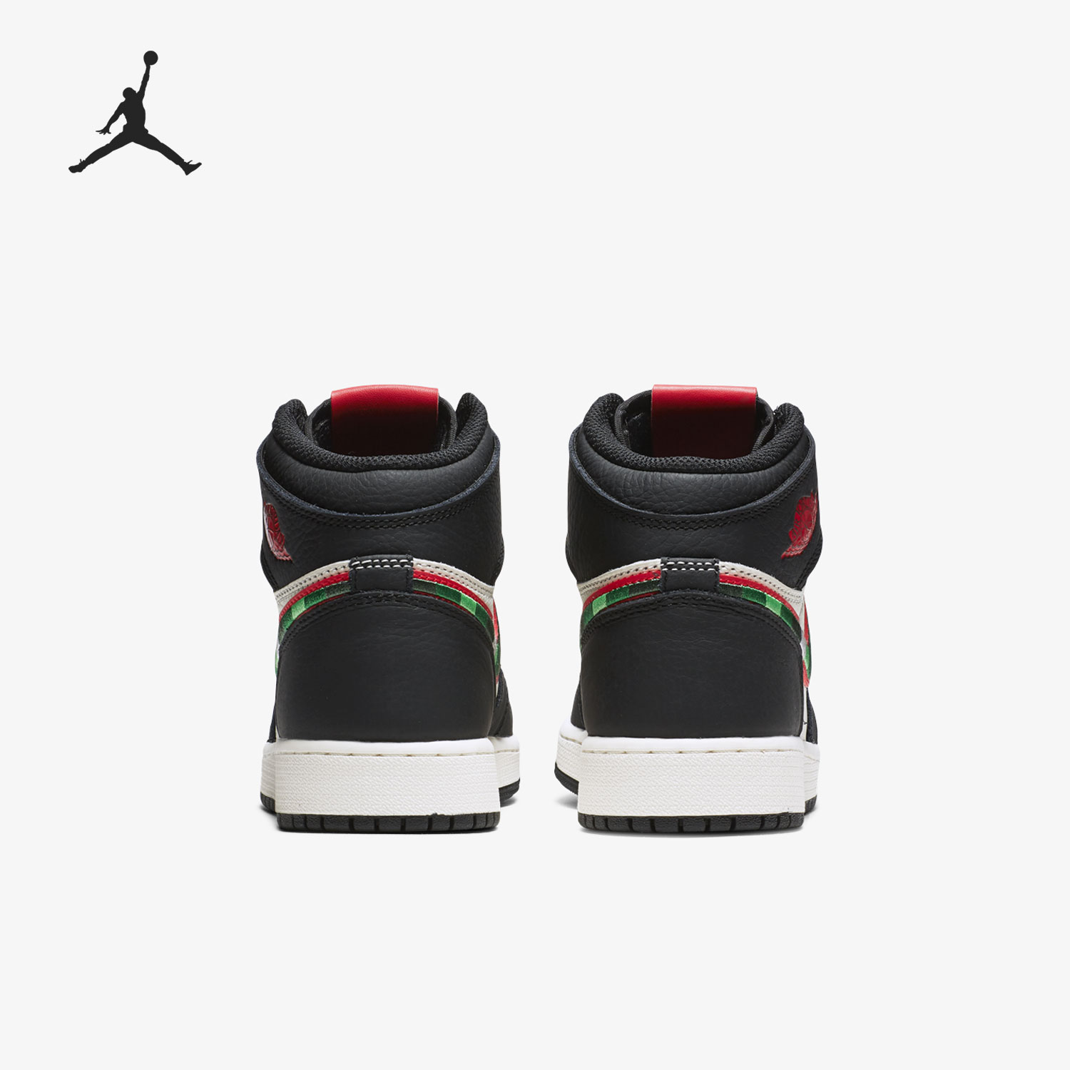 Nike/耐克正品 Air Jordan 1 AJ1高帮大童运动篮球鞋 575441-015-图2