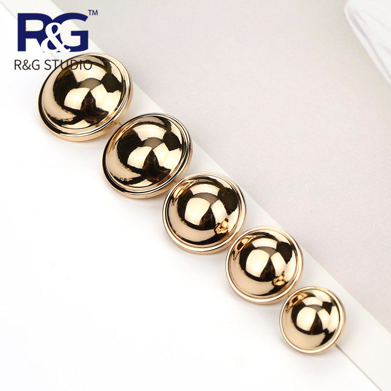 金属纽扣细边光头扣凸面扣子复古时尚女装西装羊绒毛呢大衣扣百搭,淘宝优惠券,粉丝福利购,淘宝优惠卷