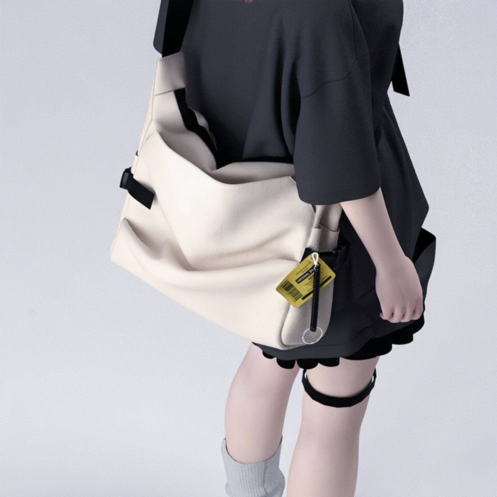 YONAIGA+ original design crossbody bag irregular